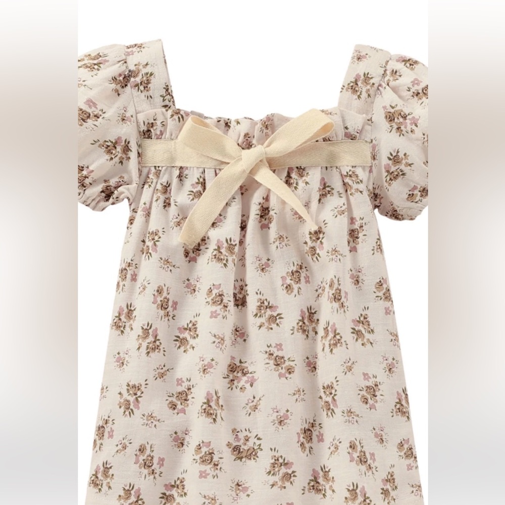 Dress , linen little flowers